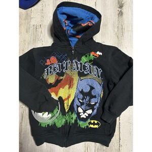 Batman Hoodie Zip Jacket Boys 6/7